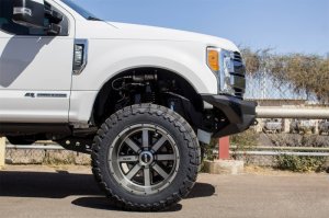 Ford F-250 Bumper - Front - Addictive Desert Designs - Stealth Fighter with Winch Mounts - Hammer Black - `17-`18 Ford F-250 Bumper - Front - Addictive Desert Designs - Stealth Fighter with Winch Mounts - Hammer Black - `17-`18